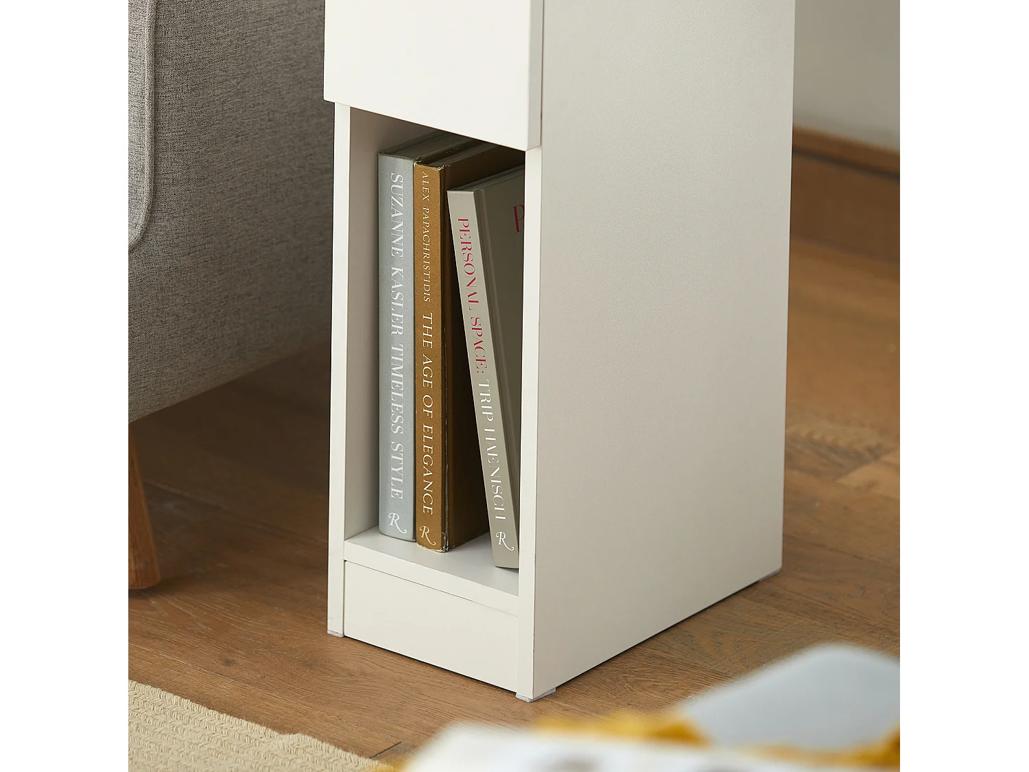 Nachttisch FBT111-WN 20 x 60 x 35 cm Weiß