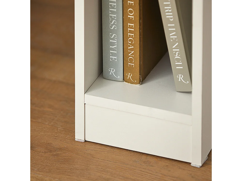 Table de Chevet Table de Nuit Bout de Canapé Table d'Appoint Table Basse avec Tiroir, FBT111-WN