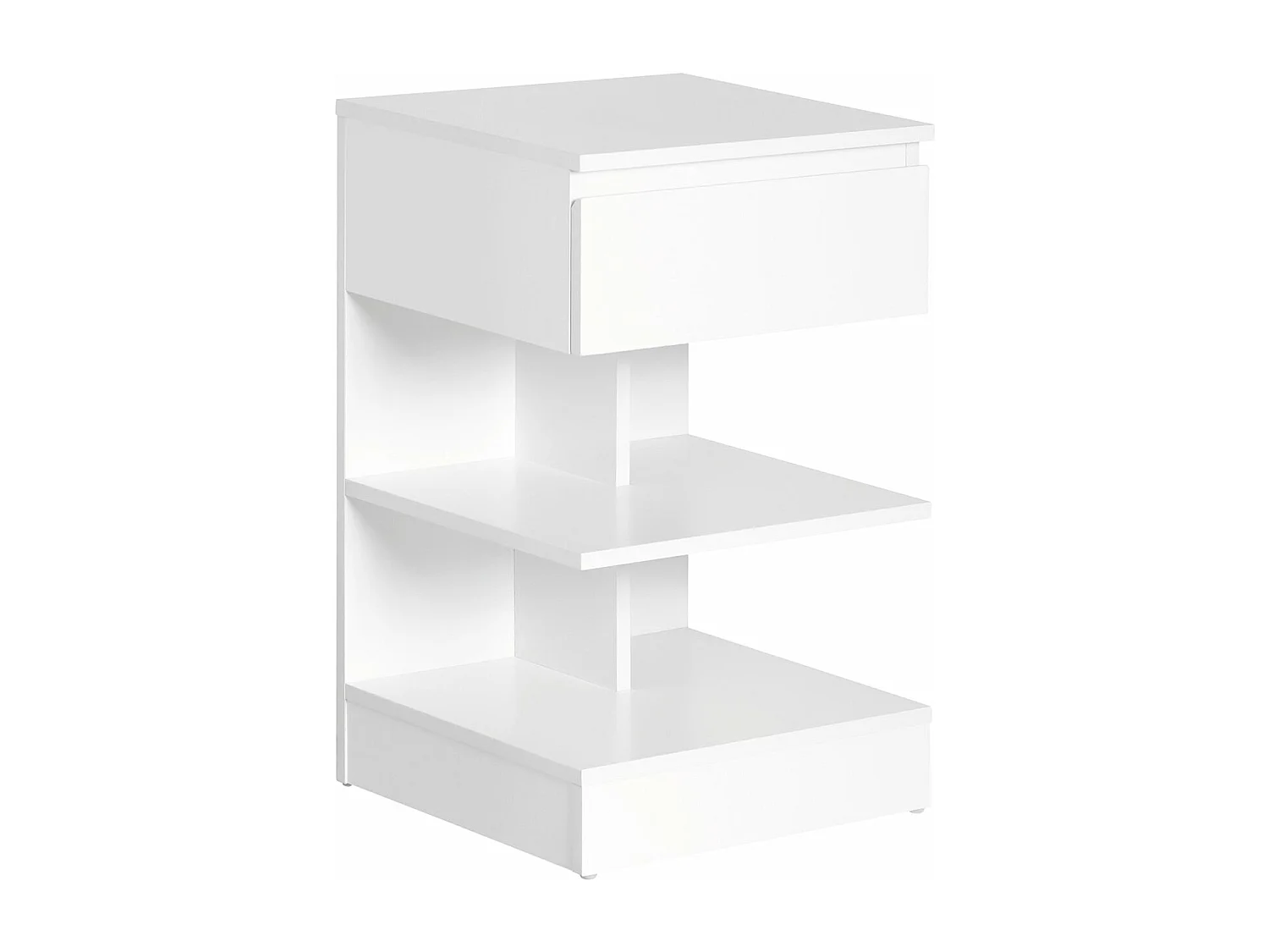 Tavolino da divano tavolino da soggiorno Comodini letto con cassetto SoBuy Bianco FBT49-W