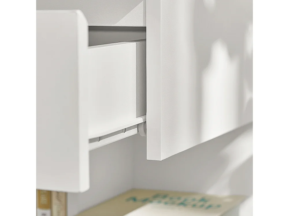 Tavolino da divano tavolino da soggiorno Comodini letto con cassetto SoBuy Bianco FBT49-W