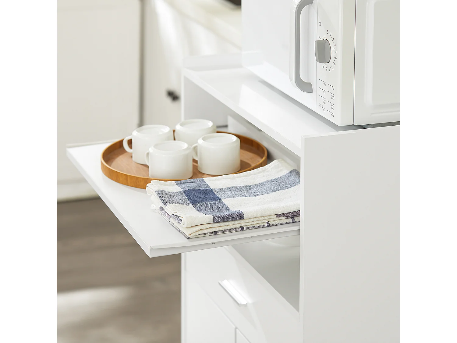 Wózek kuchenny na mikrofalową FSB09-W