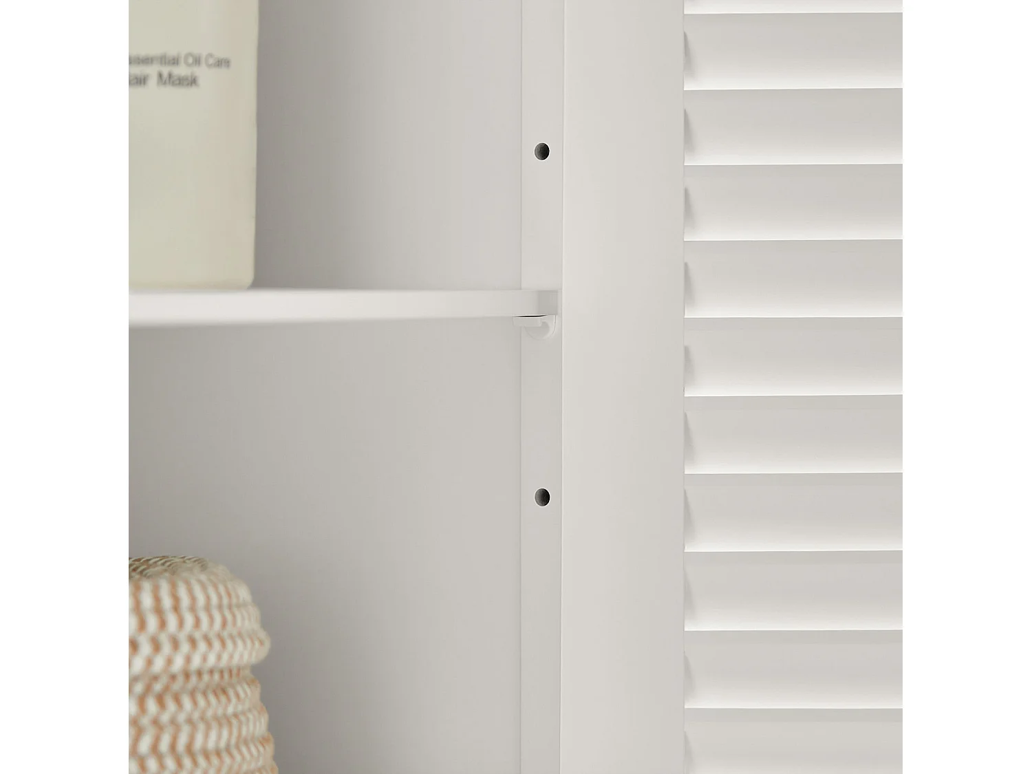 SoBuy Mobiletto Bagno Cassettiera Bagno Armadietto Bagno Mobile Sottolavabo per Bagno Bianco FRG237-W