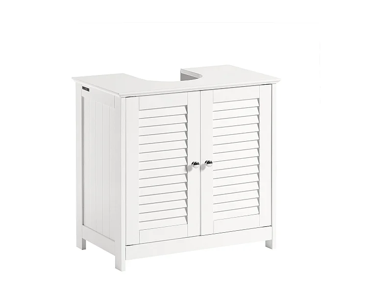 Waschbeckenunterschrank FRG237-II-W 60 x 58 x 35 cm Weiß