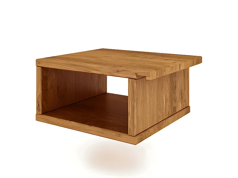 VENTO - Hängender Nachttisch aus Wildeiche, naturgeölt