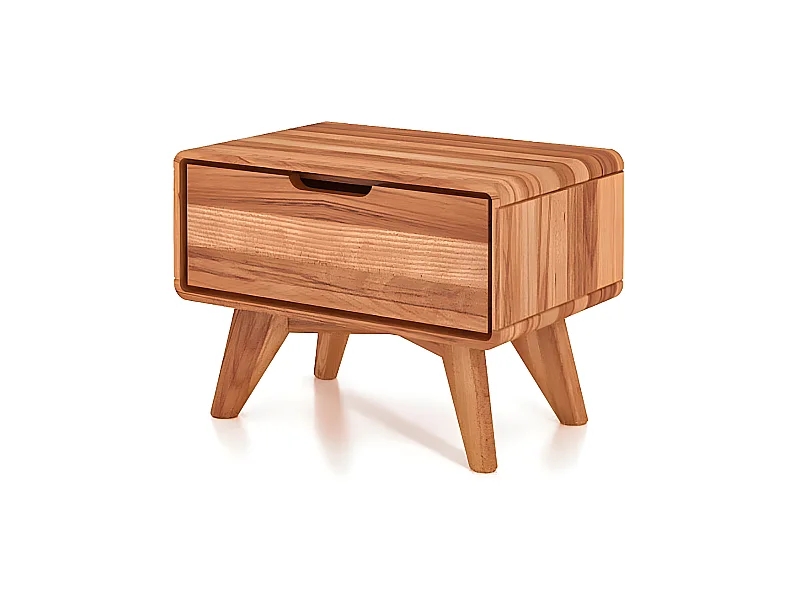 GREG - Nachttisch mit Schublade aus Kernbuche, naturgeölt