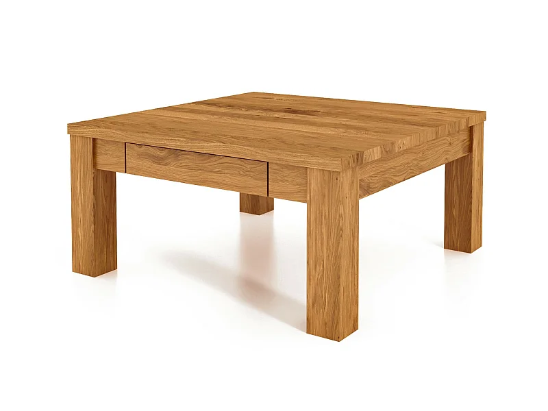 VENTO - Couchtisch aus Wildeiche, naturgeölt 70x110