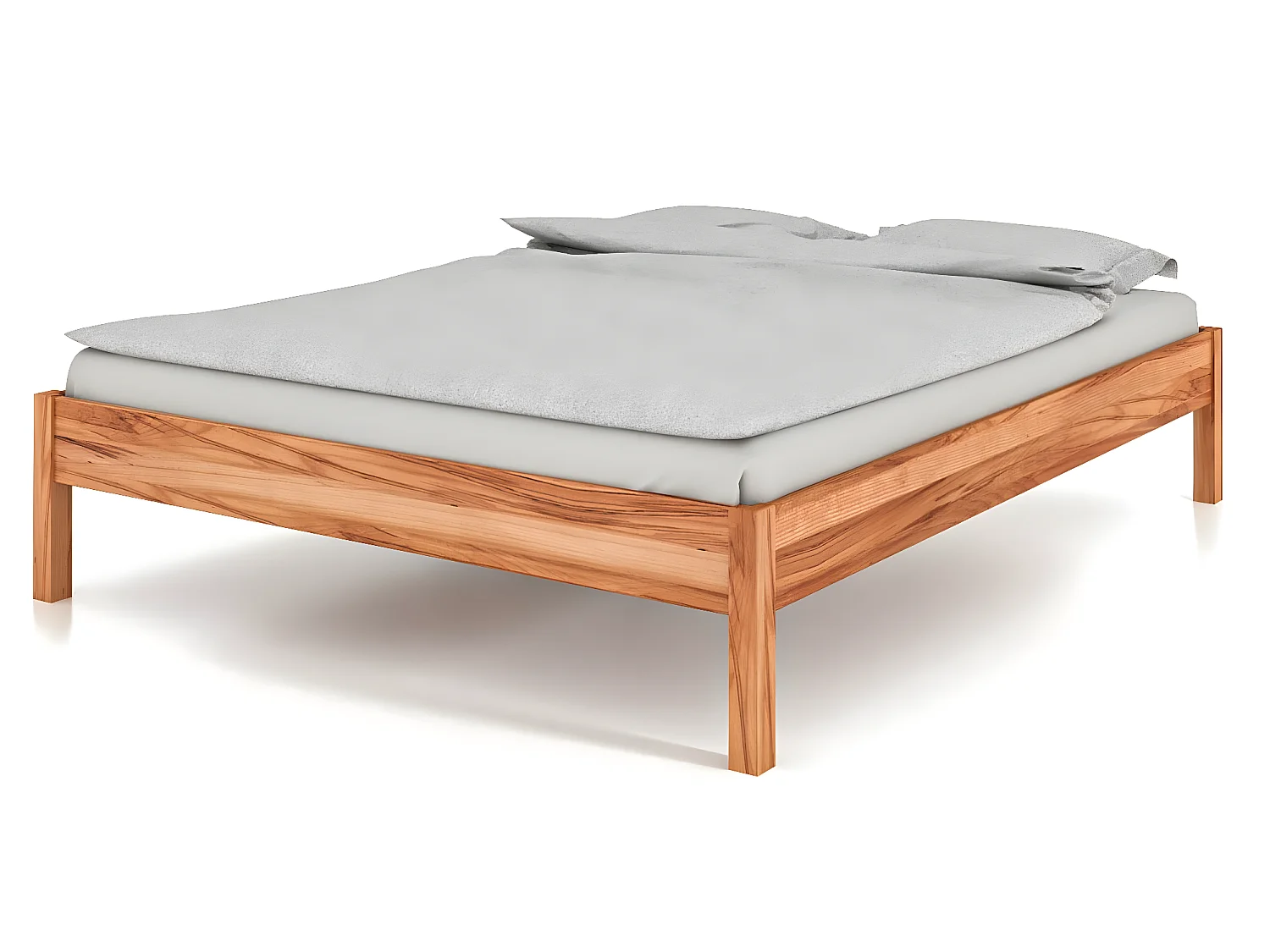 VENTO - Bettgestell aus Kernbuche, naturgeölt 120x200