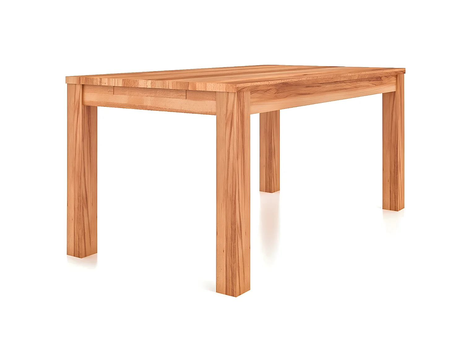 VENTO - Tisch mit Ausziehfunktion aus Kernbuche, naturgeölt 90x160