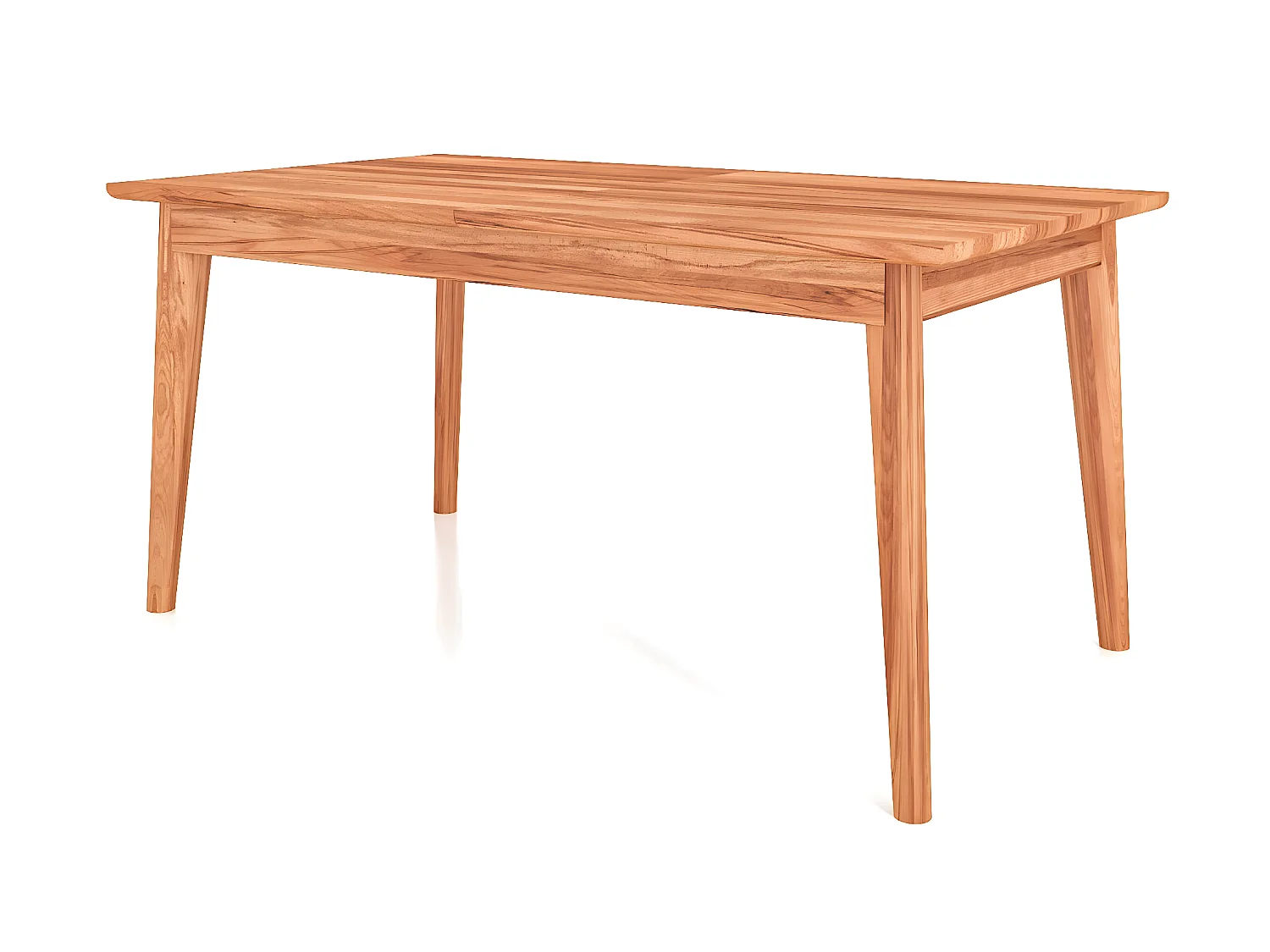 GREG - Tisch mit Ausziehfunktion aus Kernbuche, naturgeölt 90x160