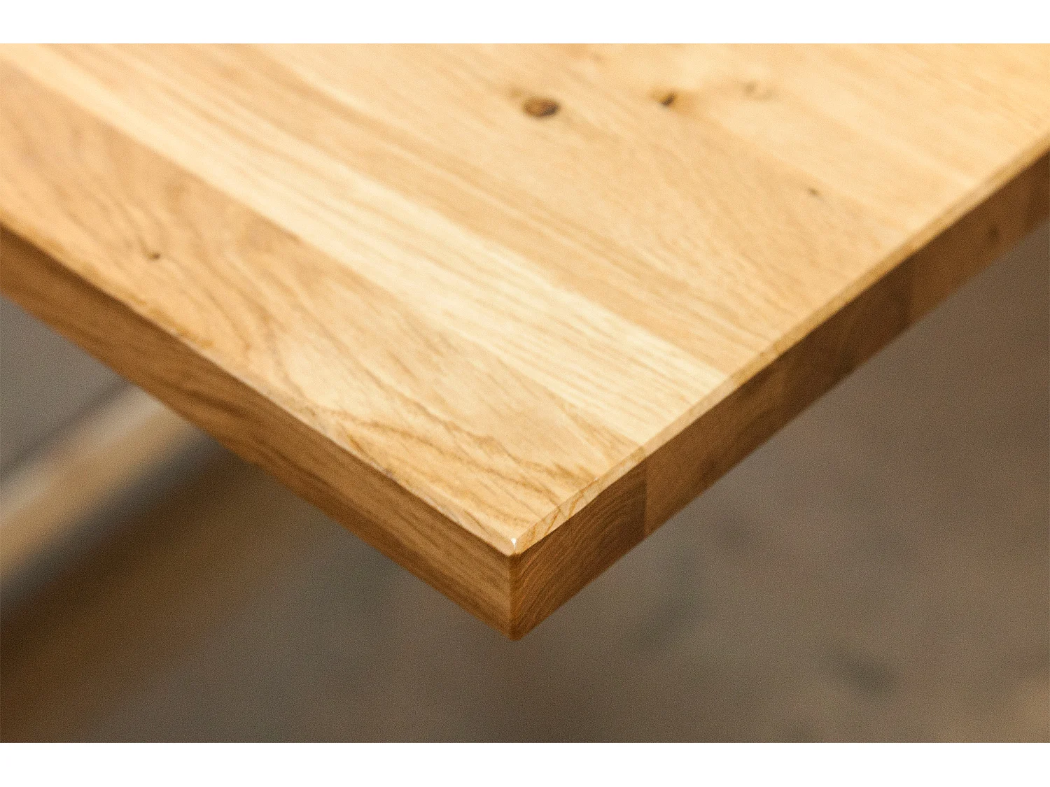 VENTO - Table à rallonge en chêne sauvage, huilé naturel 90x120