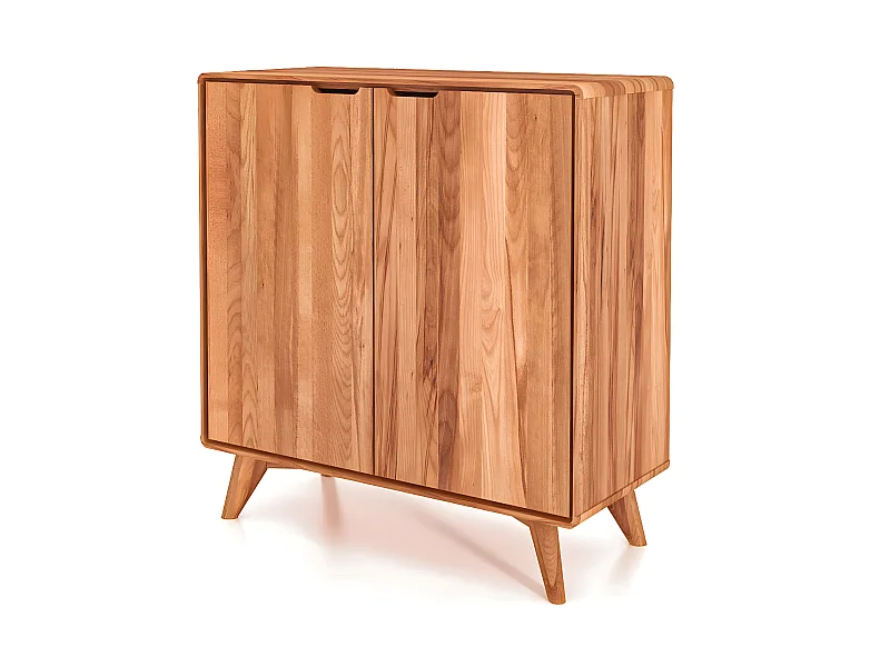 GREG - Kommode mit Türen aus Kernbuche, naturgeölt