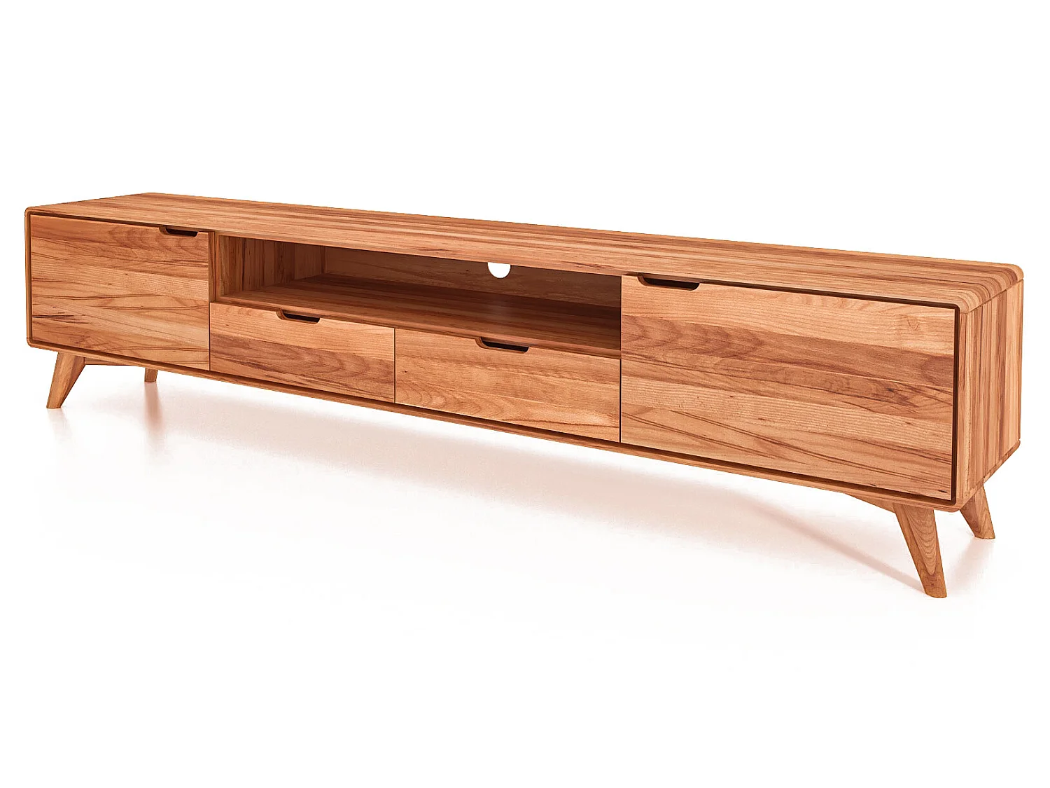 GREG - TV-Möbel mit Schublade aus Kernbuche naturgeölt