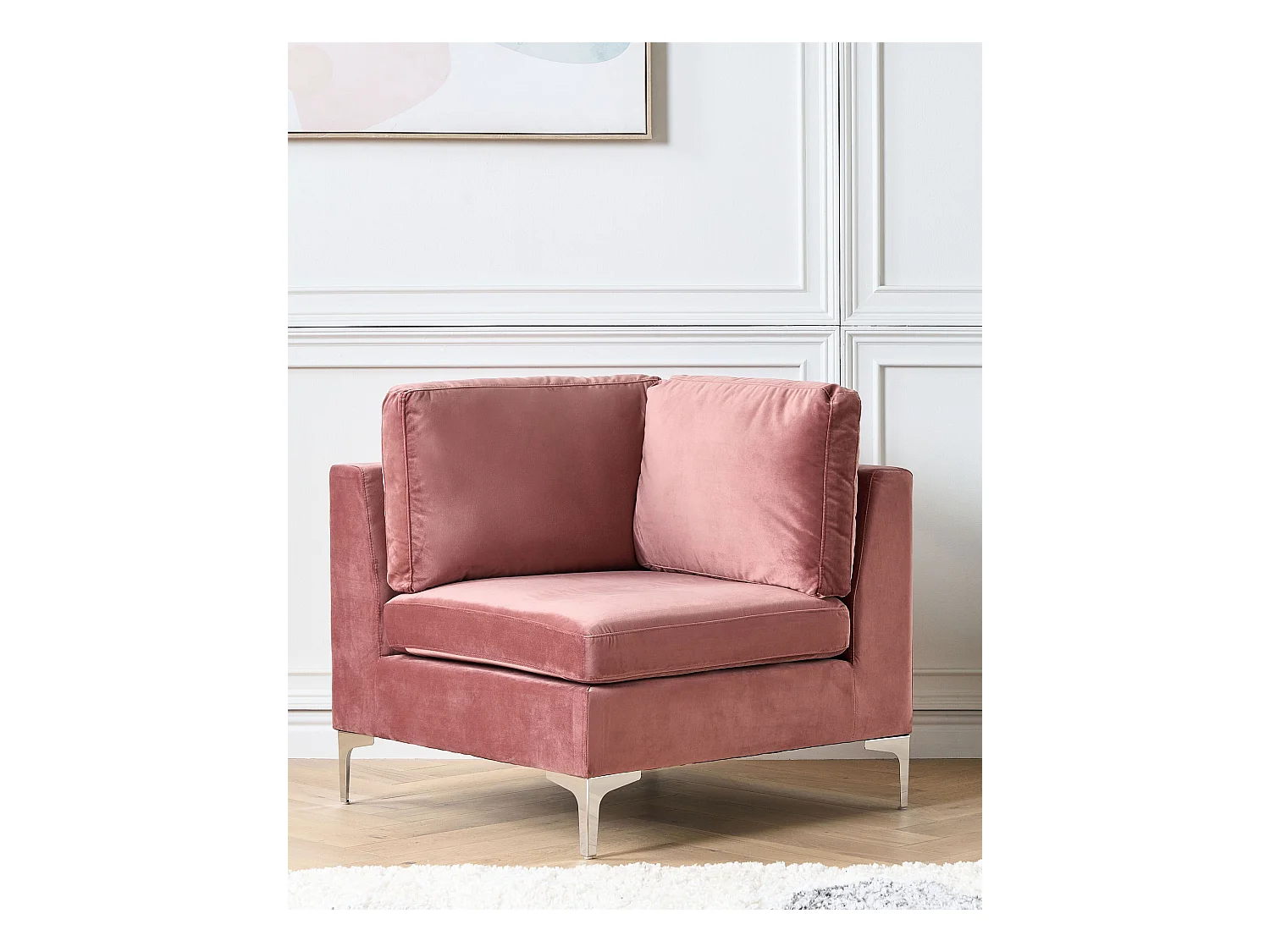 Módulo esquinero EVJA Terciopelo Rosa