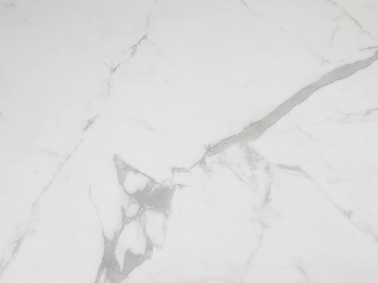 Mesa de jantar extensível 8 a 12 lugares em vidro temperado e cerâmica, efeito mármore branco e preto - MARISO