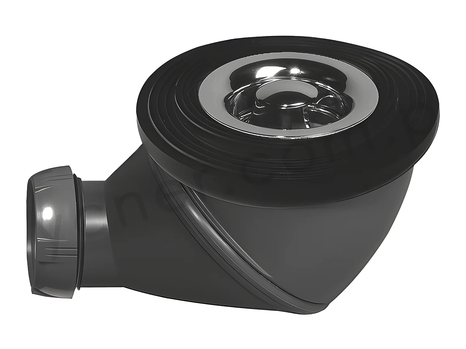 Duschabfluss Dusche Ablaufgarnitur Chrom 50Mm 360 Grad Verchromte Kuppel