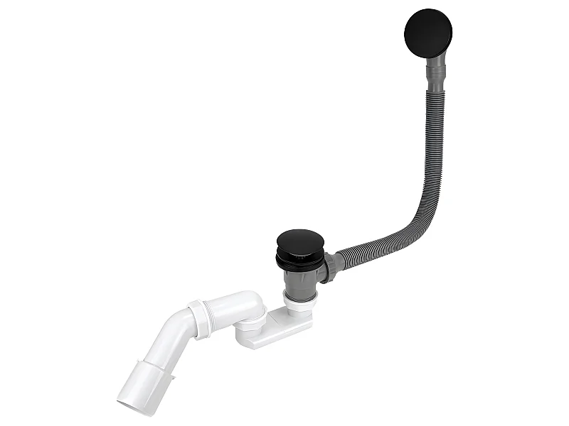 Tycner Vidage Baignoire Noir Automatique