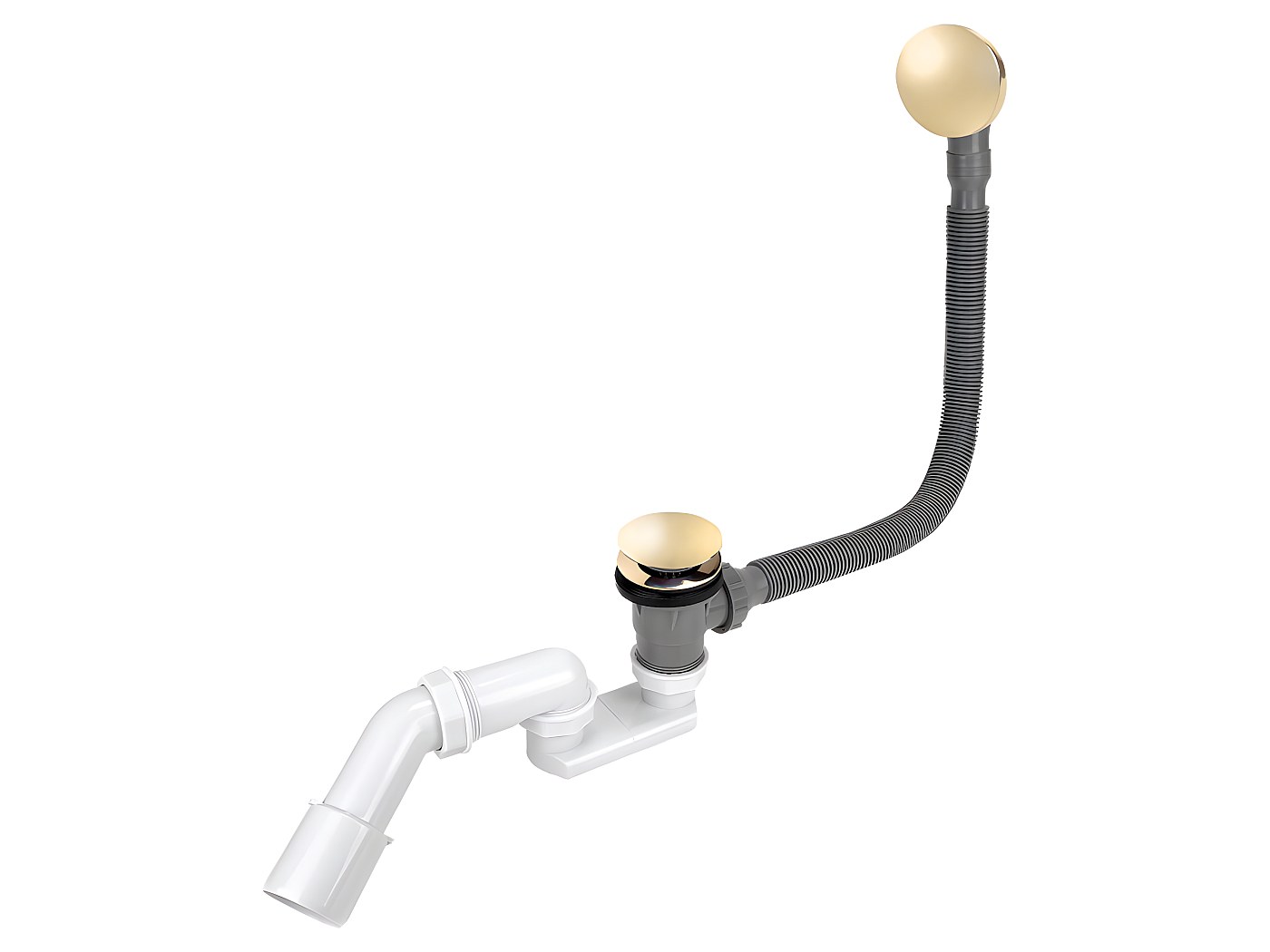 Sifone Flessibile Sifone Lavandino Tubo Flessibile Per Lavandino, In Ottone, Per Lavello Da Bagno, Cucina, Tubo Dell'acqua A Lunga Durata E Prestazioni Sifone Lavandino Bagno Tubo Flessibile Per Scarico