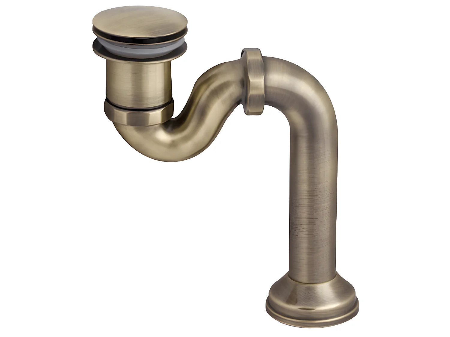 Conjunto De Desagüe Para Bañera Latón Antiguo Independiente