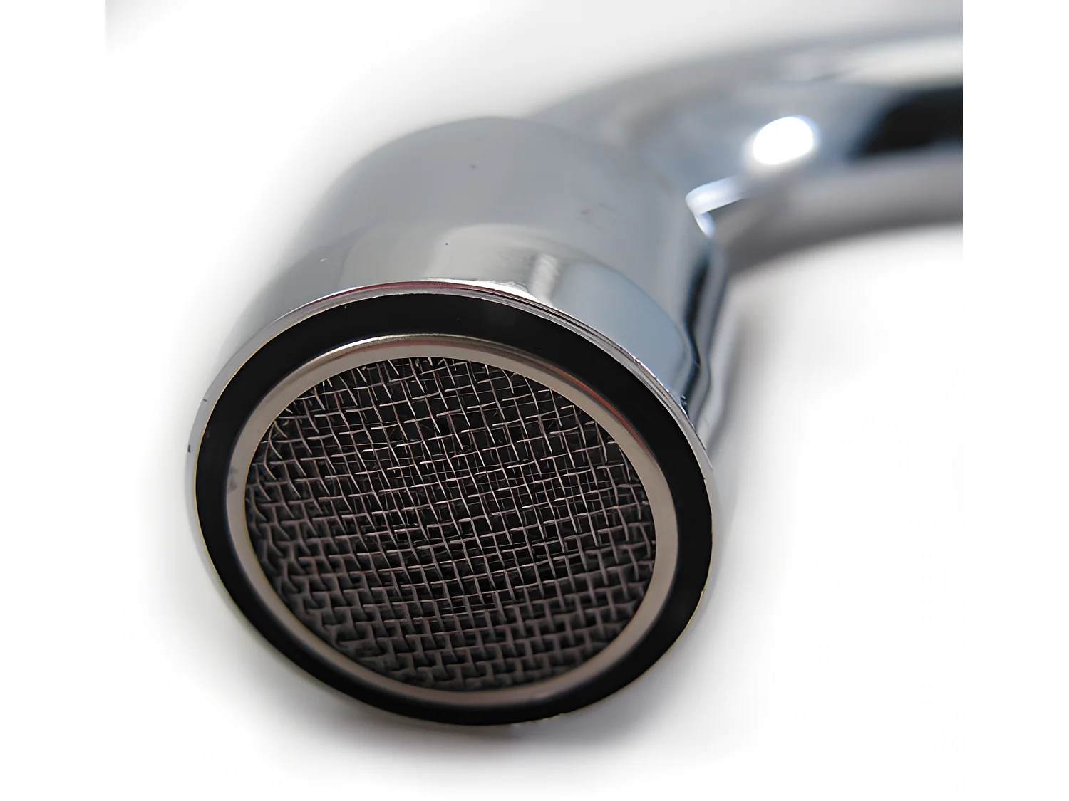 Robinet Cuisine Eau Froide Chrome Mural Bec Supérieur