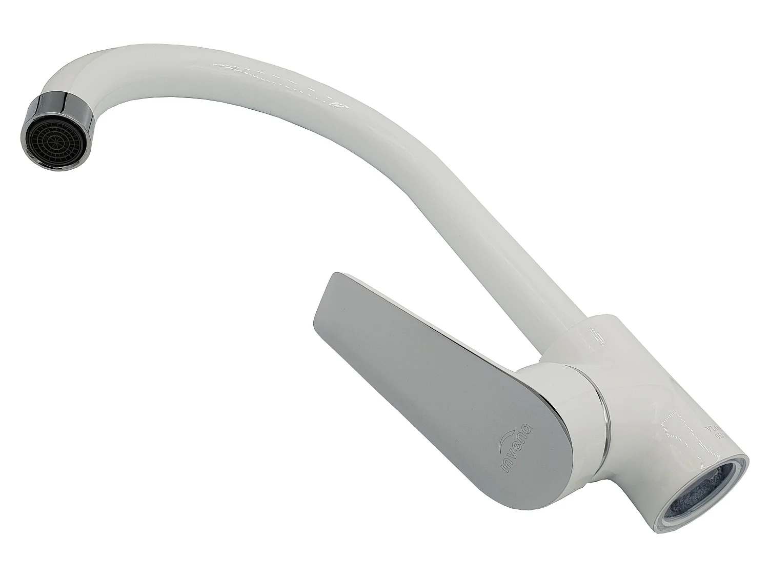 Robinet Cuisine Mitigeur Blanc Monocommande Dokos