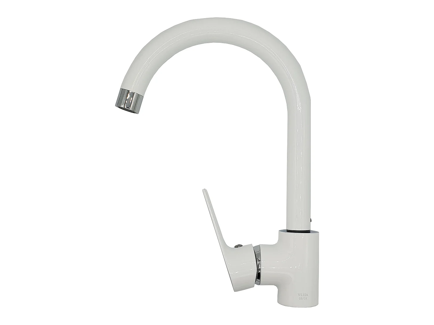 Rubinetto Di Cucina Bianco Monocontrollo Dokos