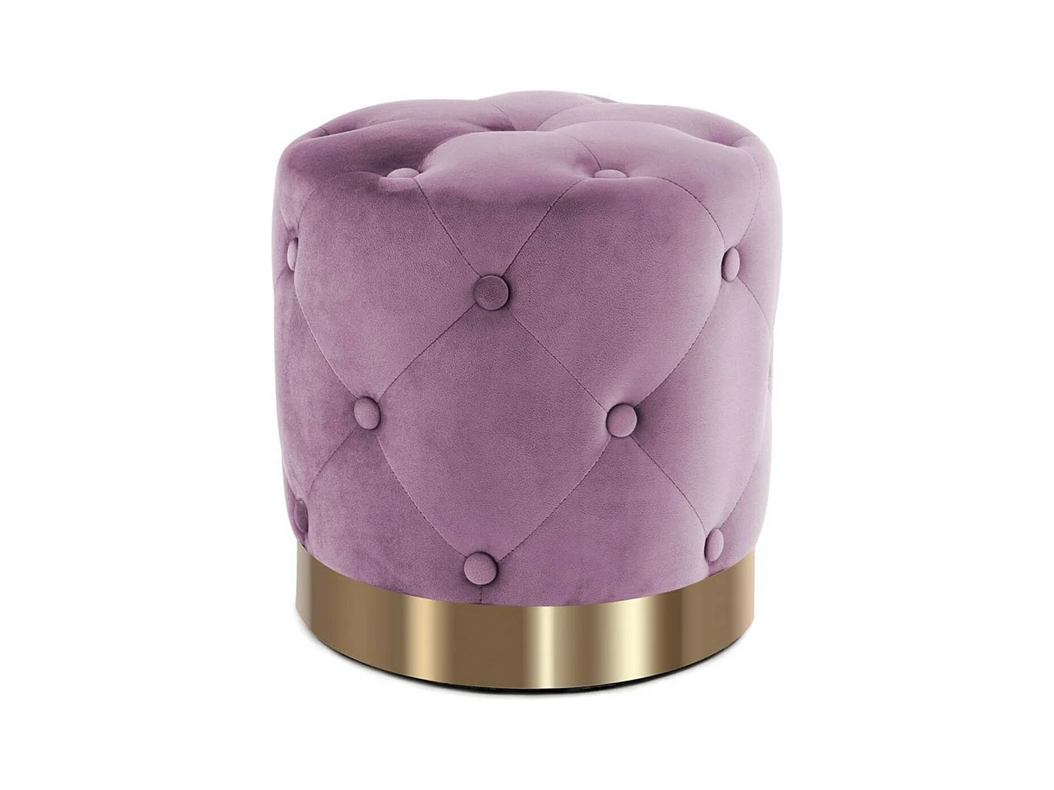 Pouf Rond Design "Piano" 40cm Lilas