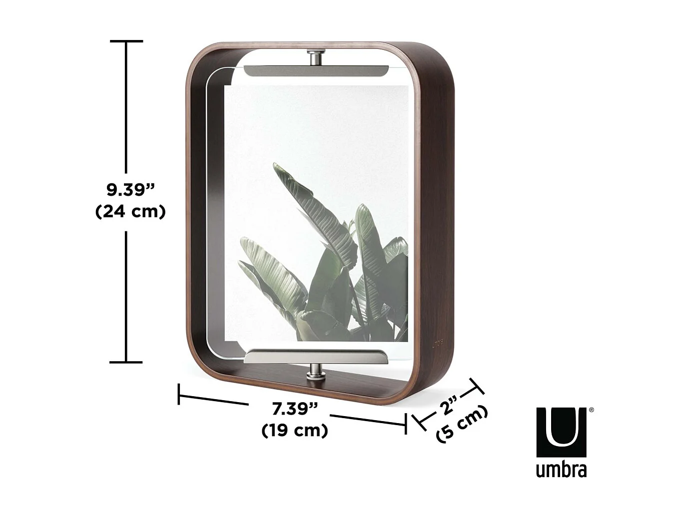 Cadre photo Bellwood H23cm Marron  Umbra