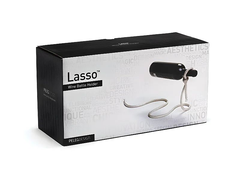 Lasso porte bouteilles design Blanc  PA Design