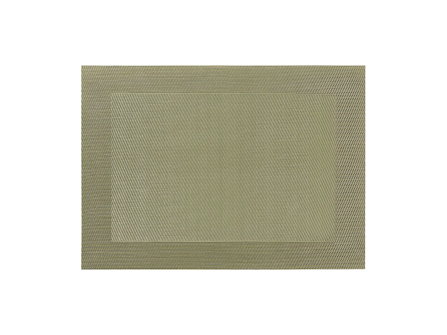 Mantel individual de PVC verde 33x46cm