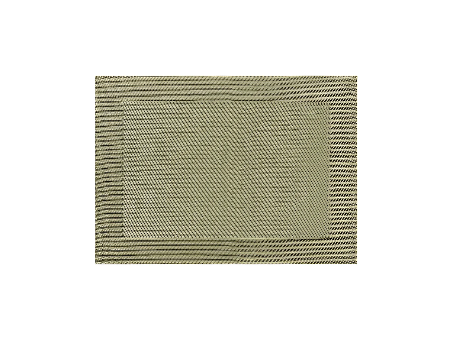 Mantel individual de PVC verde 33x46cm