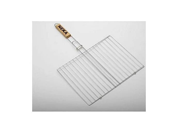 Double Grille Barbecue "BBQ" 30x40cm Chrome