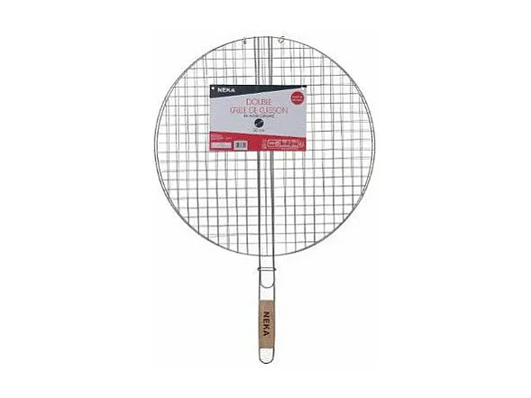 Double Grille Barbecue Ronde "Summer" 50cm Chrome