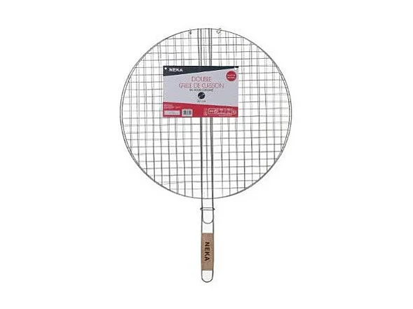 Double Grille Barbecue Ronde "Summer" 50cm Chrome