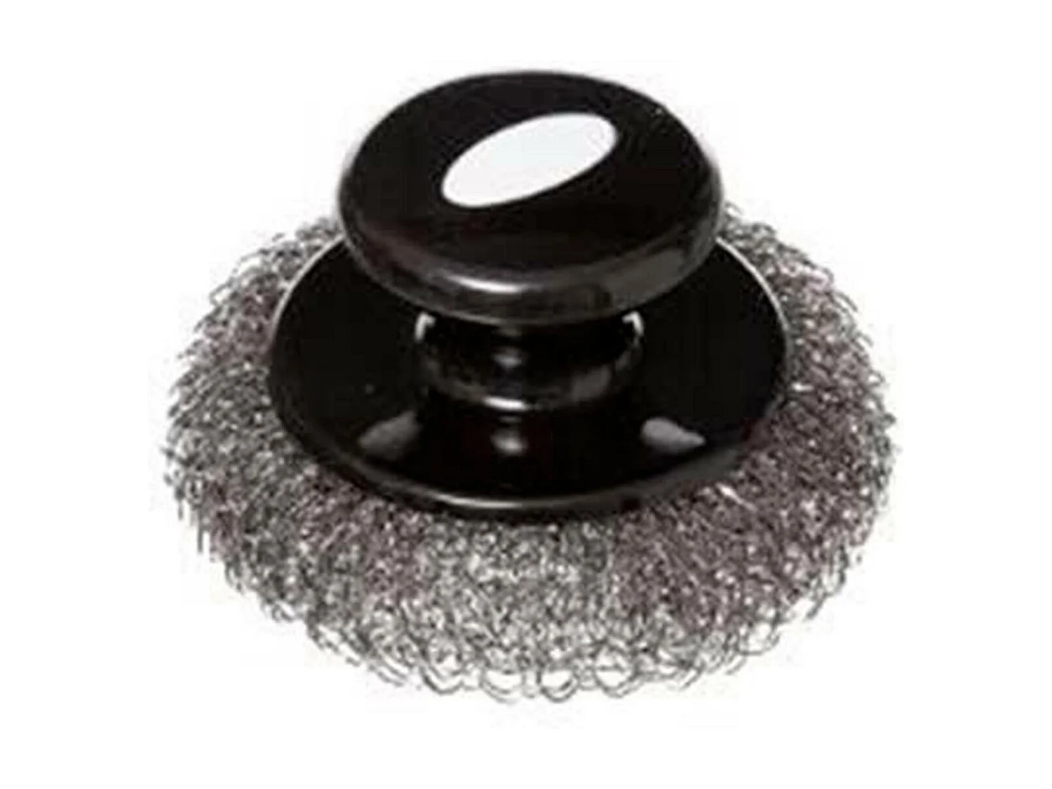 Brosse à Plancha en Acier "Nettoyage" 10cm Noir
