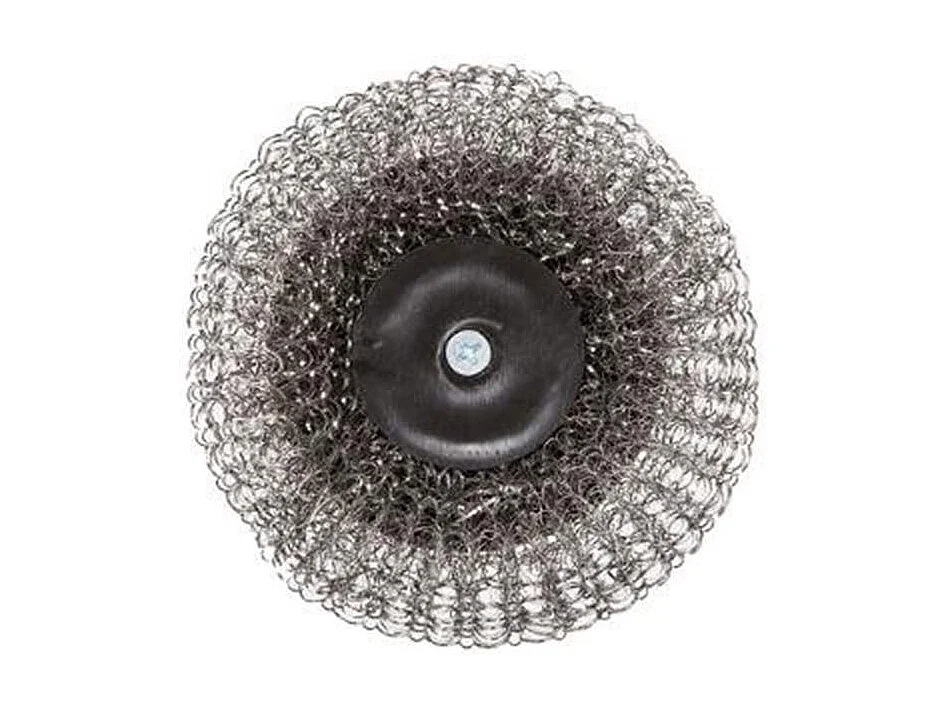 Brosse à Plancha en Acier "Nettoyage" 10cm Noir