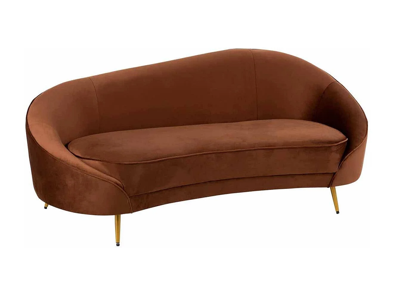 Canapé Design "Sofane" 180cm Marron
