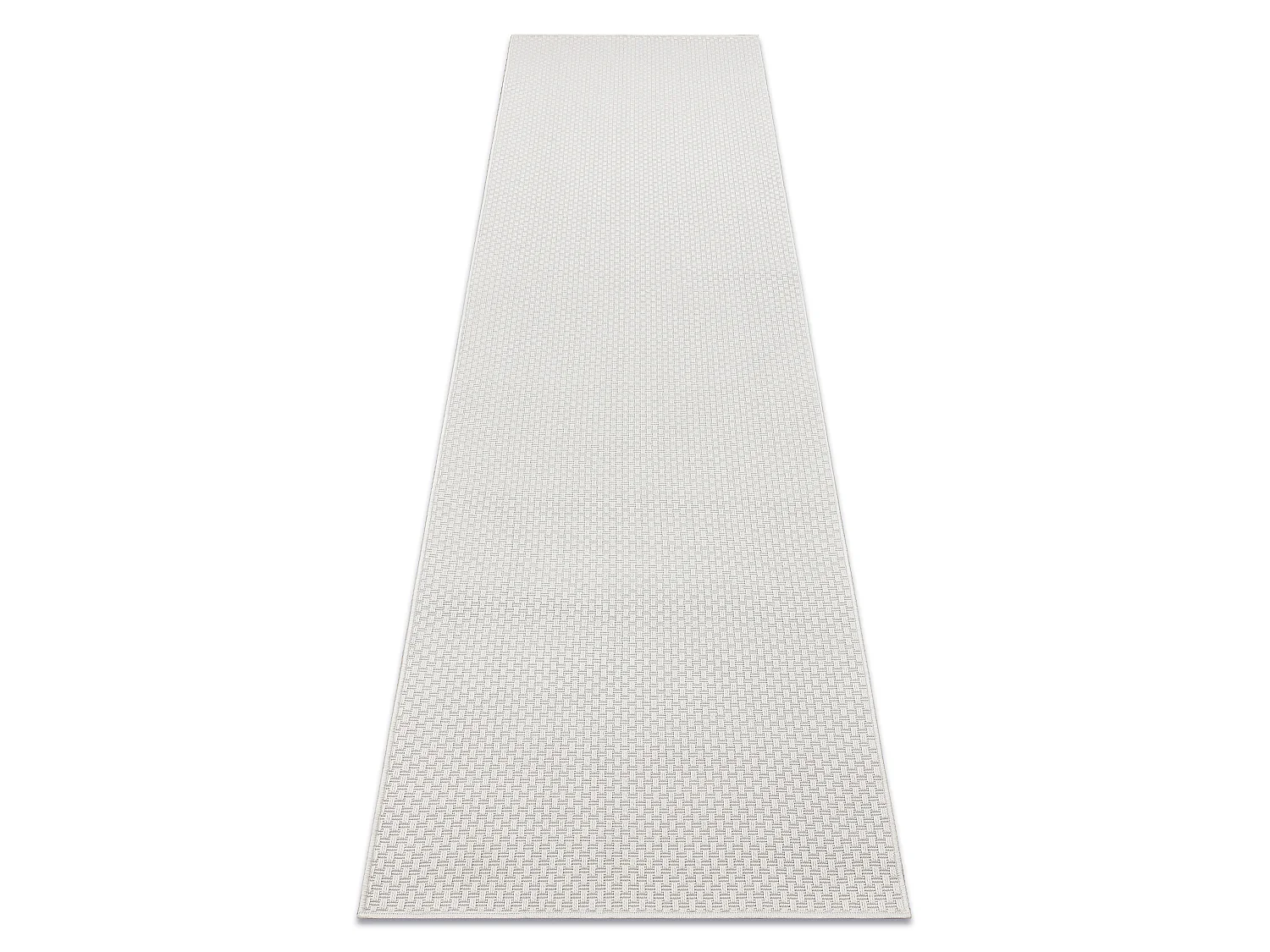 Tapis, tapis de couloir TIMO 6272 SIZAL extérieur blanc 60x250 cm