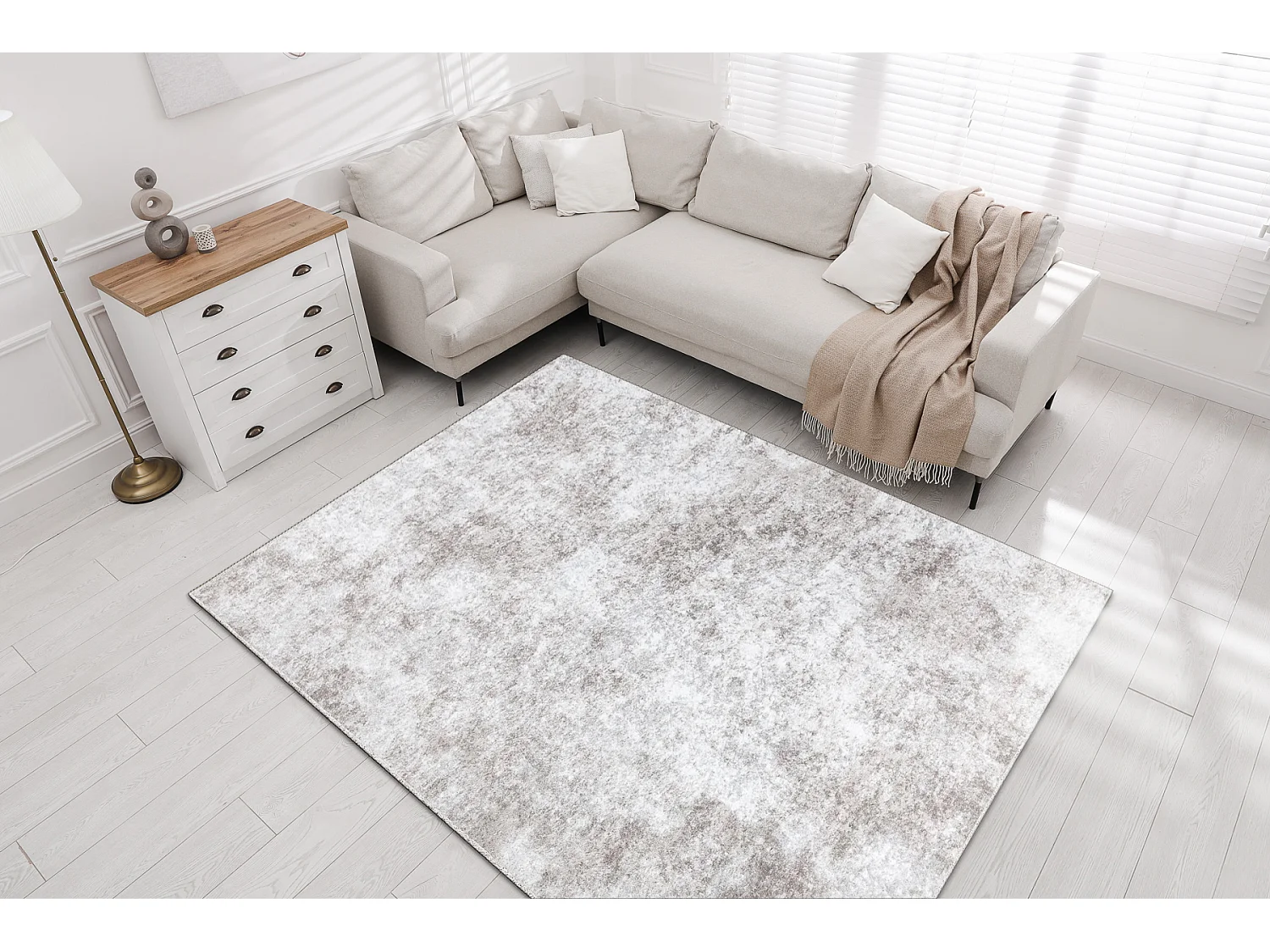 Tapis lavable MIRO 51416.805 mélange antidérapant - beige 120x170 cm