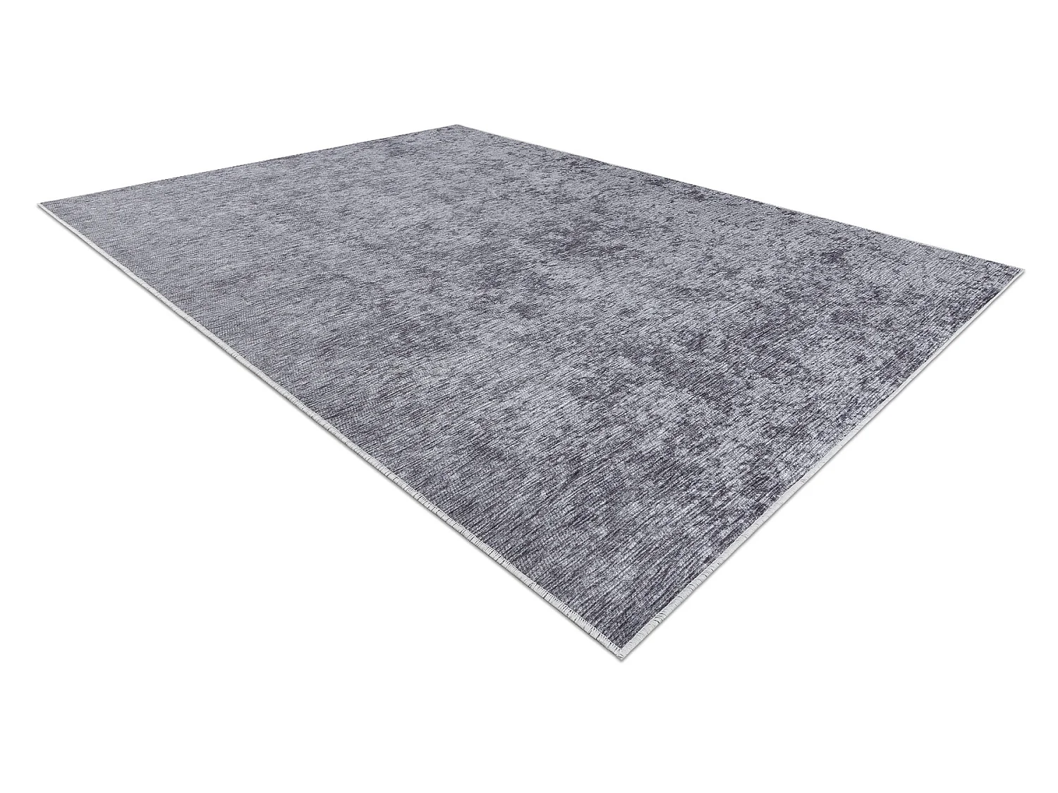 MIRO 52027.802 tapijt wasbaar melange antislip - grijs 80x150 cm