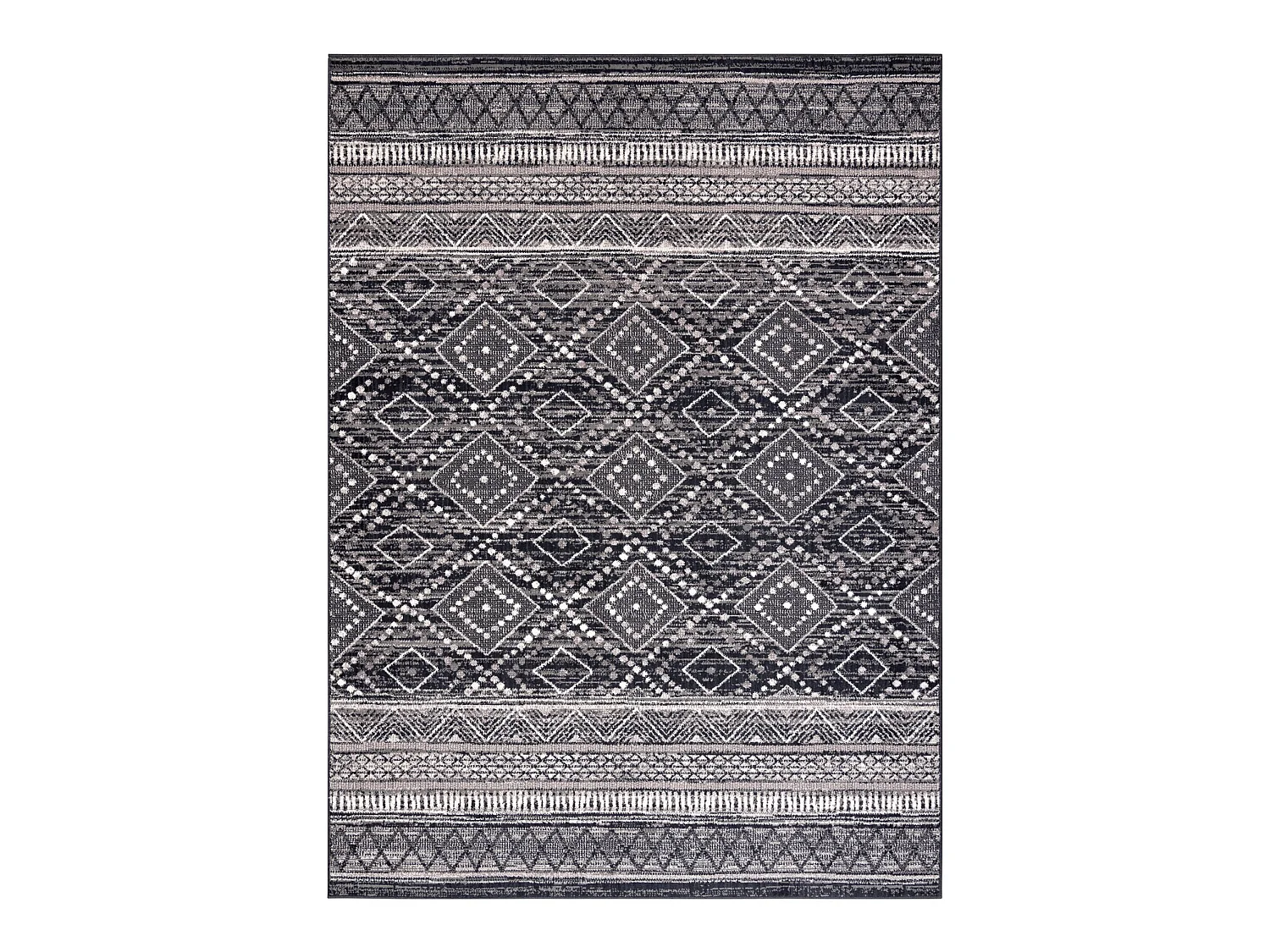 Teppichwolle ANGEL 7886 / 52055 Diamanten, ethnisch grau / beige 240x340 cm