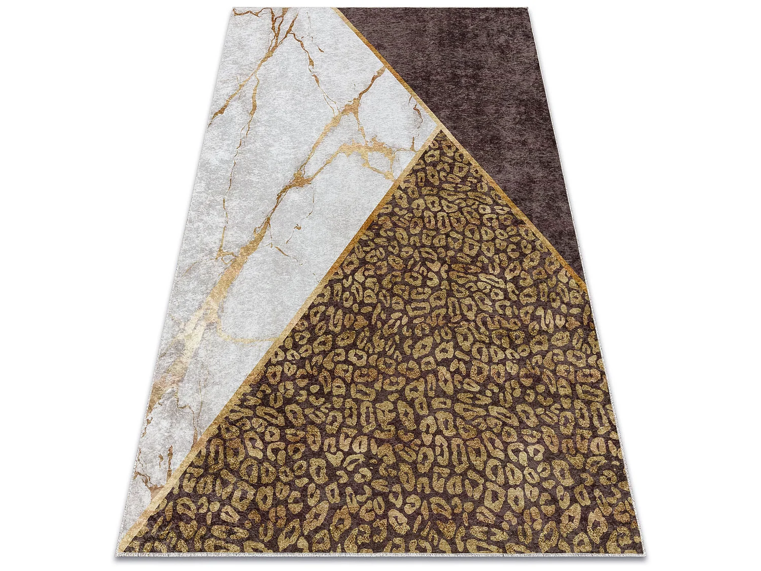 Tapis lavable MIRO 51338.805 Marbre, géométrique antidérapant - mar 160x220 cm