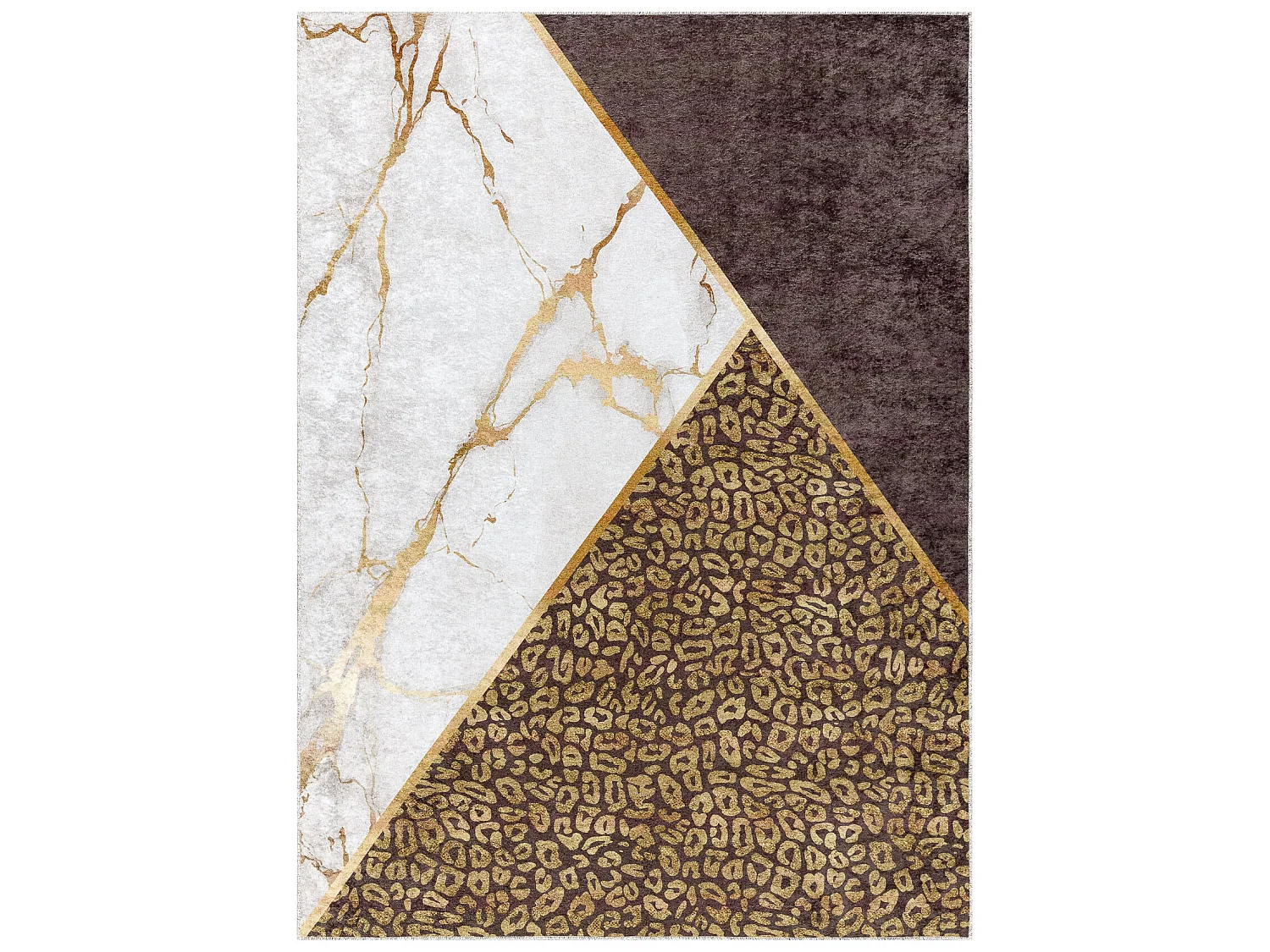 Tapis lavable MIRO 51338.805 Marbre, géométrique antidérapant - mar 160x220 cm