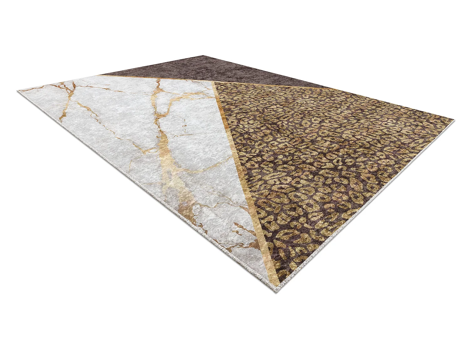 Tapis lavable MIRO 51338.805 Marbre, géométrique antidérapant - mar 160x220 cm