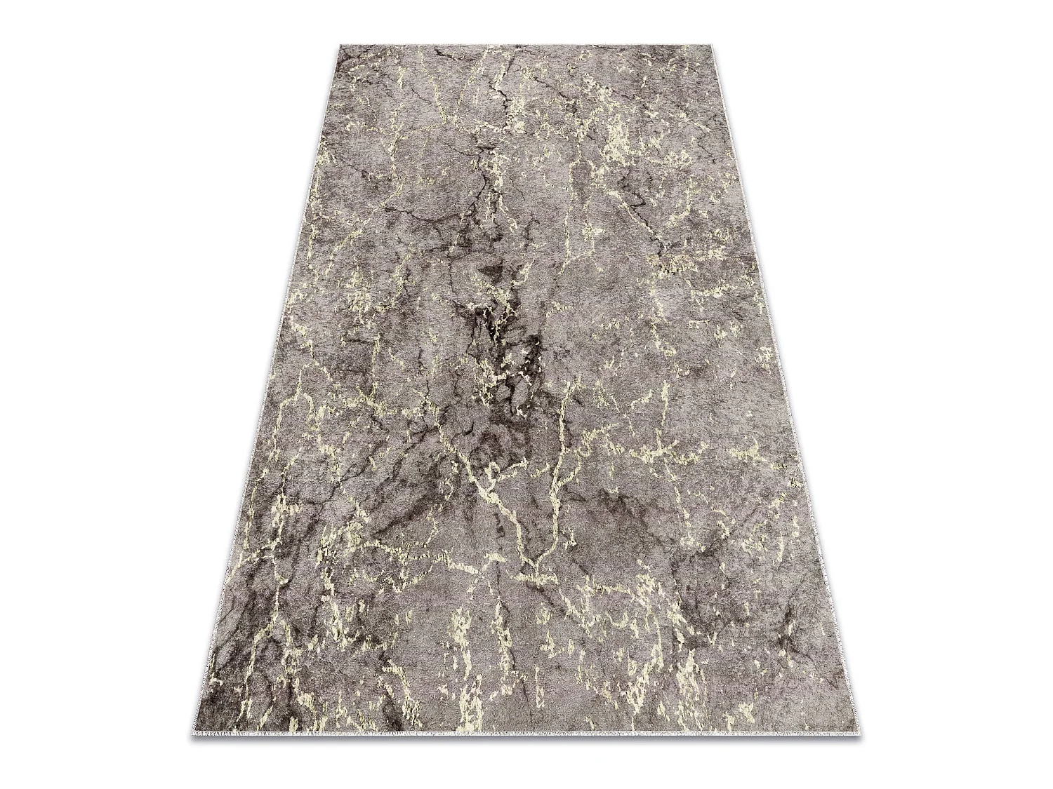 Tapis lavable MIRO 52003.801 Marbre antidérapant - gris 160x220 cm