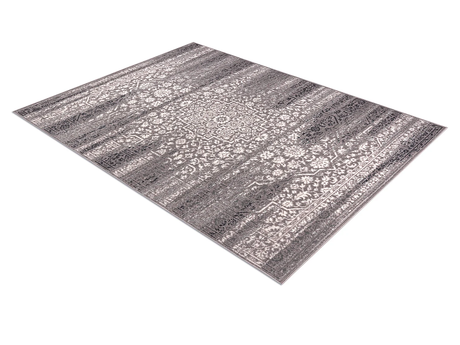 Tapis Laine ANGEL 7888 / 52023 Rosette vintage gris / beige 160x230 cm