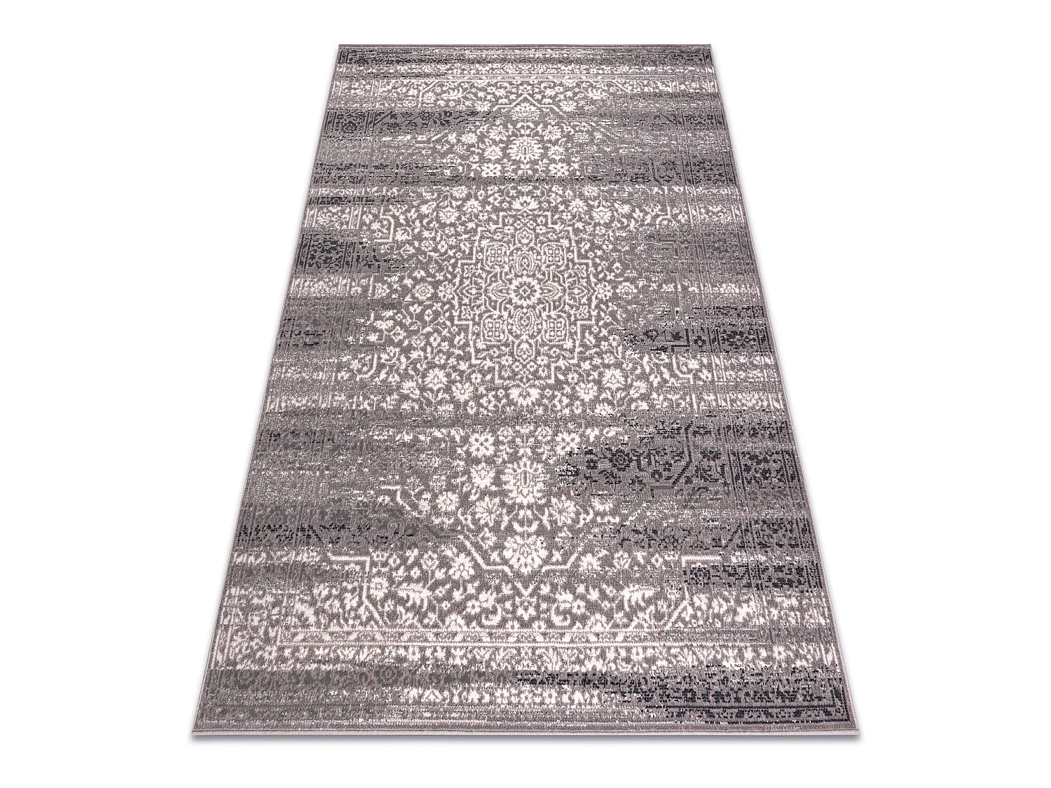 Tapijt Wol ANGEL 7888 / 52023 Rozet vintage grijs / beige 160x230 cm