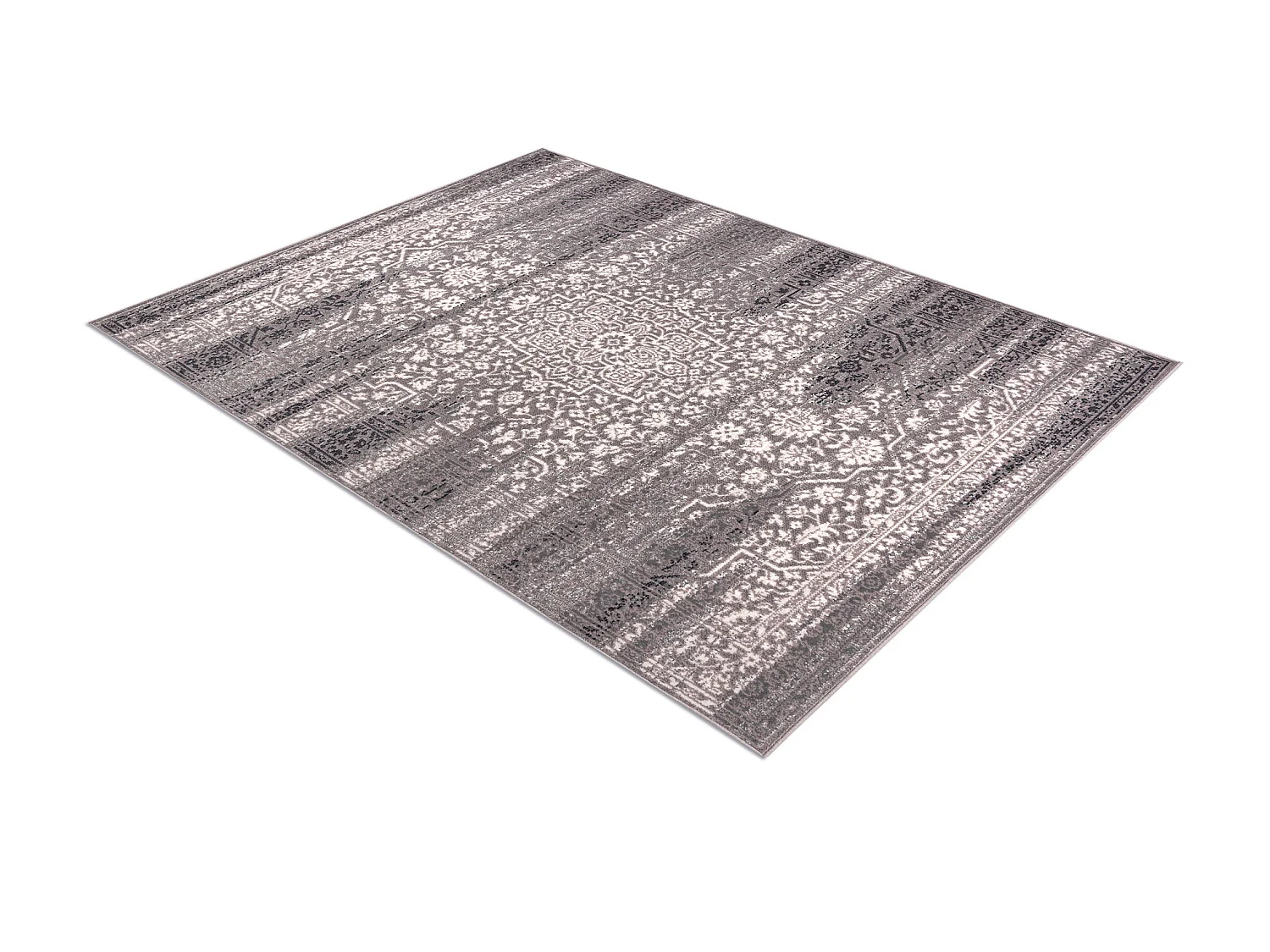 Tapijt Wol ANGEL 7888 / 52023 Rozet vintage grijs / beige 160x230 cm