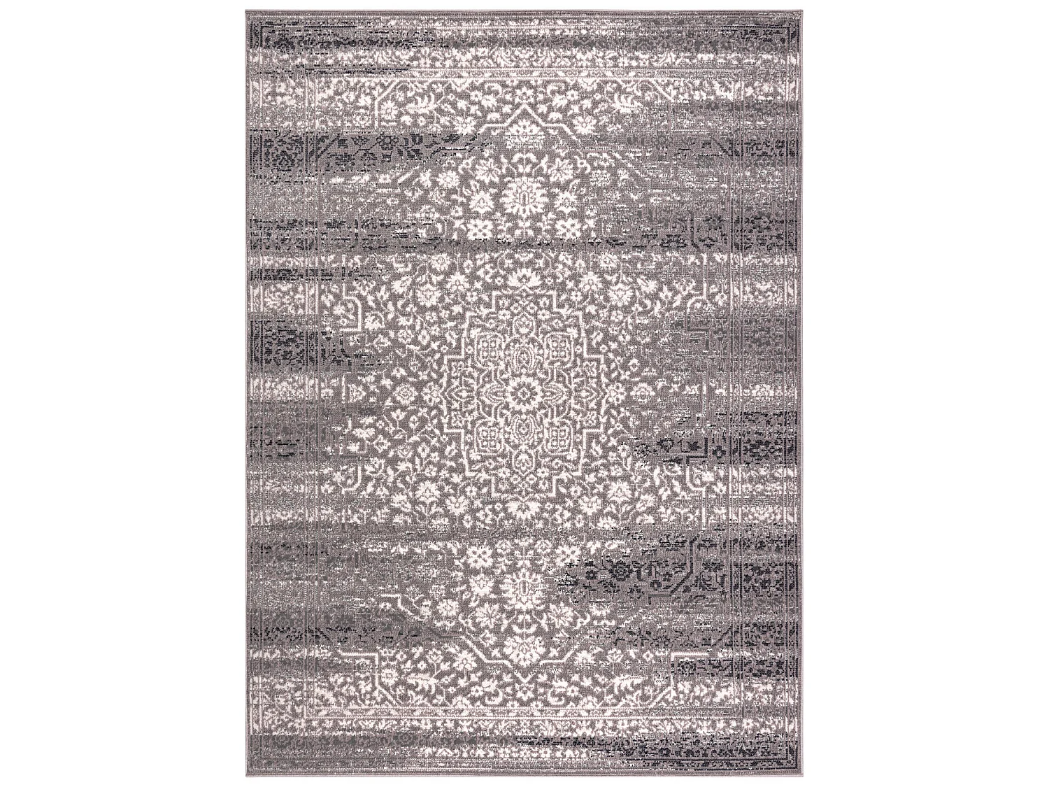 Tapijt Wol ANGEL 7888 / 52023 Rozet vintage grijs / beige 80x150 cm