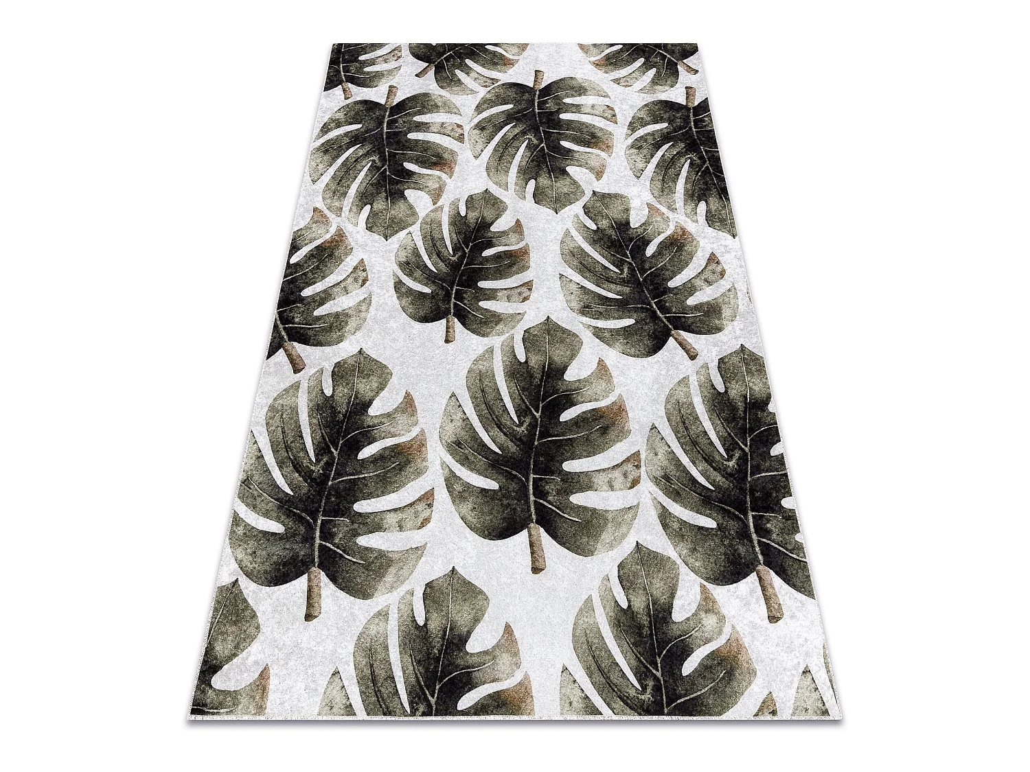 Tapis lavable MIRO 52102.801 Feuilles de monstère antidérapant - ver 80x150 cm