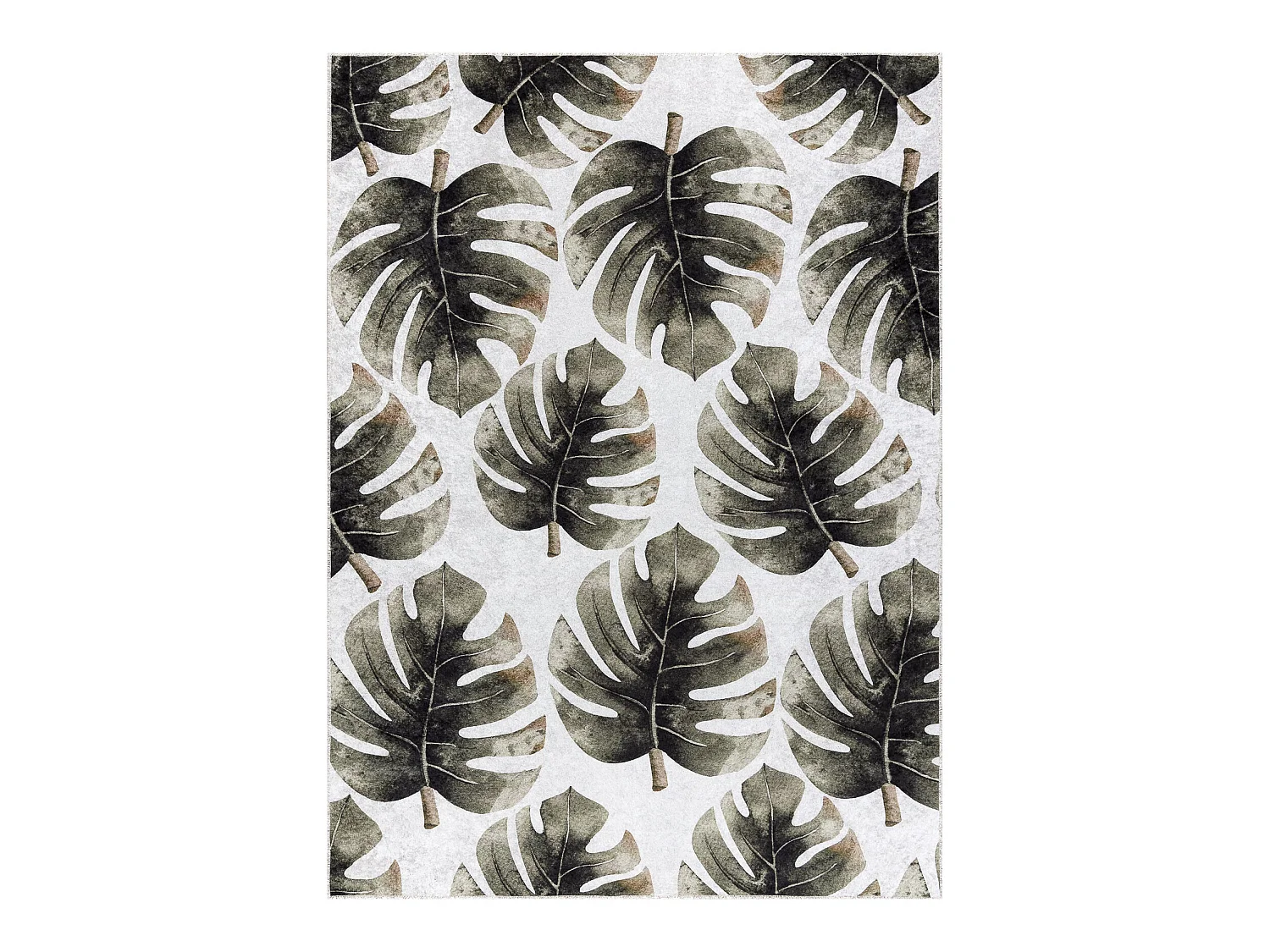 Tapis lavable MIRO 52102.801 Feuilles de monstère antidérapant - ver 80x150 cm